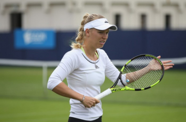 Wozniacki sigue en caída libre