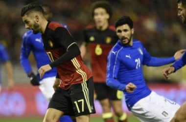 Un cuarto de hora escaso de Carrasco en la derrota de Bélgica ante Italia