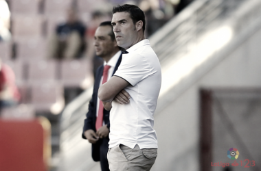 Luis Carrión: "El Huesca es un rival complicado pero se les puede hacer daño"