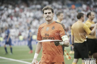 Casillas llega a los 150 partidos en Champions