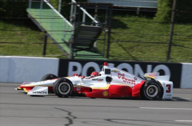 IndyCar: Castroneves Leads Penske 1-2-3 In Pocono Qualifying