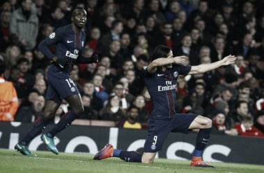 Edinson Cavani ya supera a George Weah en competiciones europeas