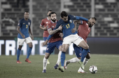 Brasil joga mal, mas vence Chile fora de casa com gol de Everton Ribeiro