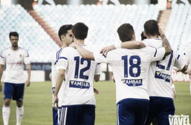 El Real Zaragoza domina al CD Ebro para seguir invicto