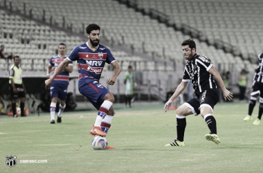 Com gols no segundo tempo, Fortaleza e Ceará empatam pelas quartas da Fares Lopes