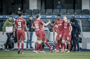 Un flojo Leipzig goleó al Hertha en Berlín