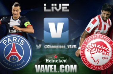 Resultado del PSG - Olympiacos de Champions League (2-1)