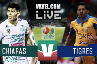 Resultado Jaguares Chiapas vs Tigres en Liga MX 2016 (1-3)