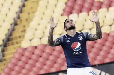 Cristian Arango, figura de Millonarios en su victoria contra el Cali