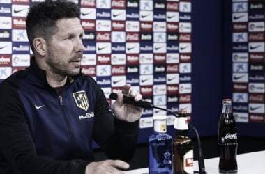 Simeone: &quot;No es conveniente pensar más allá del Málaga&quot;