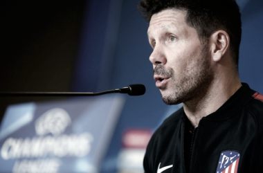 Simeone: &quot;Esperamos estar a la altura para competir en estos dos partidos&quot;