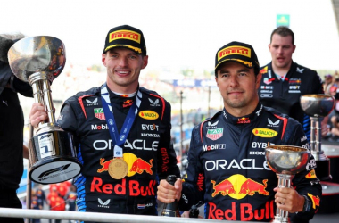 Checo y Verstappen otra vez en lo alto. Fuente: Red Bull racing