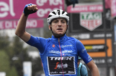 Ciccone vince la tappa del Mortirolo Fonte foto: Profilo Twitter Giro d'Italia<div><br></div>