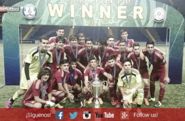 Álex Millán y Darío Ramos, campeones de la Copa Presidente con la Sub-16