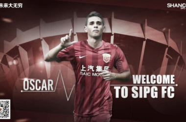Oscar acerta com Shanghai SIPG em nova transação recorde