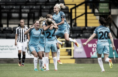 Notts County Ladies 1-5 Manchester City Women: Citizens return to WSL summit with super showing