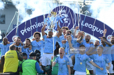 Brighton 1-4 Manchester City: Citizens wrap up Premier League title in style