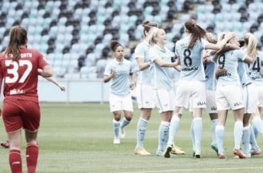 Man City Women 2-0 Liverpool Ladies: Duggan and Christiansen send Blues into quarter-finals