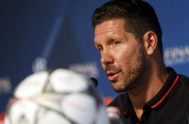 Simeone: &quot;Jugar una final es algo fantástico; ganarla, supremo&quot;