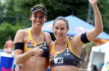 Liliana-Baquerizo se llevan el duelo español en el Europeo de voley playa