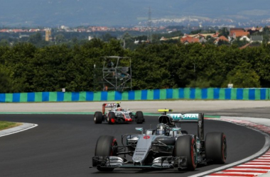 Nico Rosberg lidera los segundos entrenamientos libres del Gran Premio de Hungría