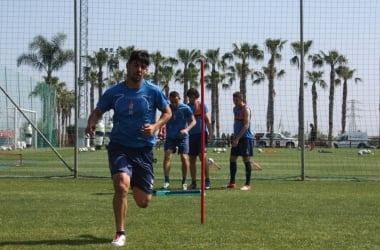 Último entrenamiento en Marbella con la reincorporación de Recio