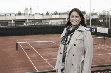 Conchita Martínez visita las instalaciones de Club Tennis Lleida