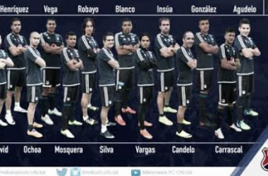 Lista de convocados de Millonarios para visitar a Medellín
