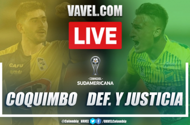 Resumen y goles: Coquimbo Unido (0-0) Defensa y Justicia por la ida de la semifinal de la Copa Sudamericana