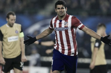 El Atlético de Madrid encarrila la clasificación con Diego Costa imparable