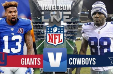 Result and Score New York Giants At Dallas Cowboys