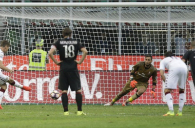 Il Milan vince a fatica contro il Torino: tripletta di Bacca, Donnarumma para un rigore a tempo scaduto