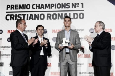 Cristiano, el mejor jugador de la última Liga de Campeones