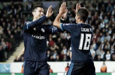 Cristiano Ronaldo y Lucas Vazquez: nueva sociedad blanca