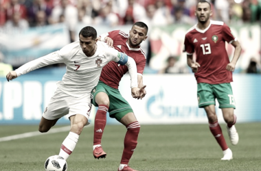 Cristiano le da oxígeno a su selección ante Marruecos