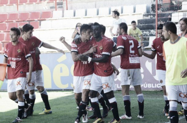 Nàstic 2-1 L&#039;Hospitalet: los granas se llevan los tres puntos en el último suspiro