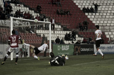 El Nàstic deja escapar una oportunidad de encarrilar la eliminatoria