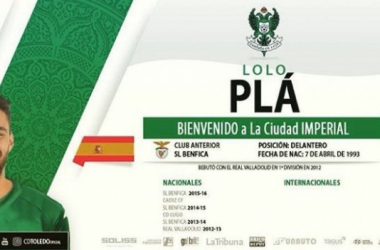 Lolo Pla, el fichaje que se hizo esperar en el Club Deportivo Toledo