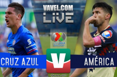 Cruz Azul vs América en vivo online en Liga MX 2017 (0-0)