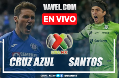 Goles y resumen del Cruz Azul 1-2 Santos en Liga MX 2022