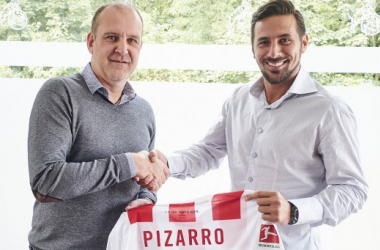 Claudio Pizarro makes Bundesliga return with Köln