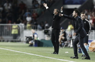 Simeone: &quot;Elijo estar aquí porque este grupo me da el corazón&quot;