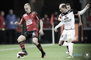 Rennes 1-0 Guingamp: Last gasp goal seals derby win for hosts