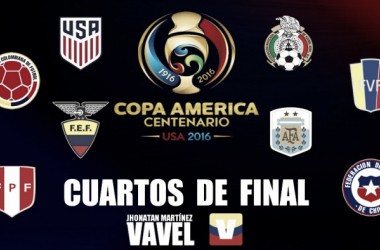 Listos los enfrentamientos para los cuartos de final de la Copa América Centenario