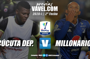 Previa Cúcuta Deportivo vs.
Millonarios: tres puntos para apaciguar el debut en la Liga BetPlay 2020-I