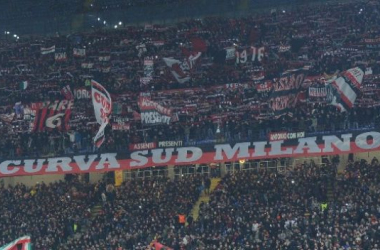 Milan, la protesta del tifo