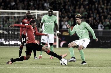 Saint-Etienne 1-1 Stade Rennais: Late penalty bails out hosts