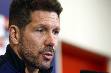 Simeone: &quot;Hay que seguir como los alemanes&quot;