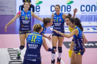 Volley - Serie A1 femminile: l'Imoco in scioltezza vince 3-0 contro Busto Arsizio