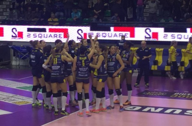 Volley, A1 femminile - L'Imoco Volley vince il derby con Vicenza